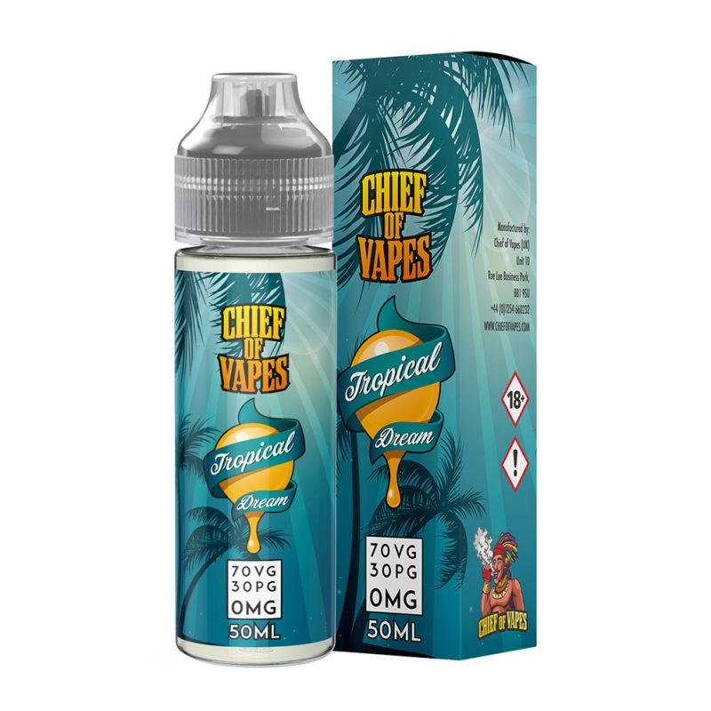 Best Tropical Dream Mix Pineapple Mango E Liquid Vape Juice 50ml Shortfill 70/30 0mg