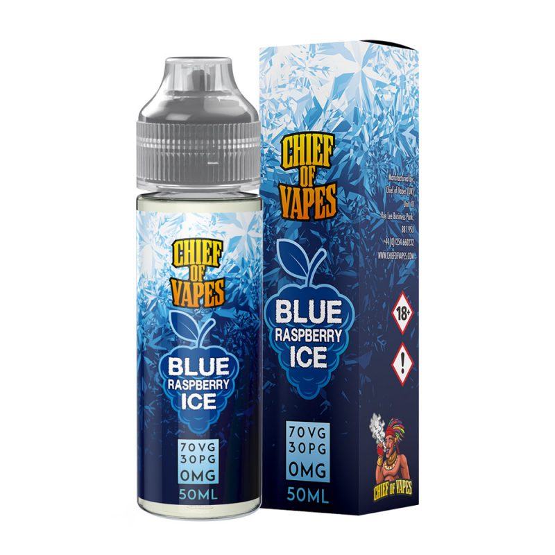 Blue Raspberry Ice E Liquid Vape Juice 70/30 Shortfill 50ml 0mg